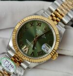 Rolex DateJust Best Replica Watch Green Dial Jubilee Strap THB Factory 31mm - Image 4