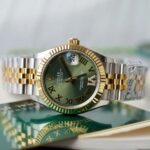 Rolex DateJust Best Replica Watch Green Dial Jubilee Strap THB Factory 31mm - Image 3