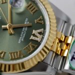 Rolex DateJust Best Replica Watch Green Dial Jubilee Strap THB Factory 31mm - Image 6