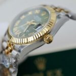 Rolex DateJust Best Replica Watch Green Dial Jubilee Strap THB Factory 31mm - Image 7