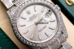 Rolex Datejust 126334 Best Replica Watch With Full Diamond Moissanite 41mm - Image 5