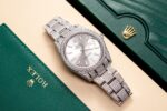 Rolex Datejust 126334 Best Replica Watch With Full Diamond Moissanite 41mm - Image 4