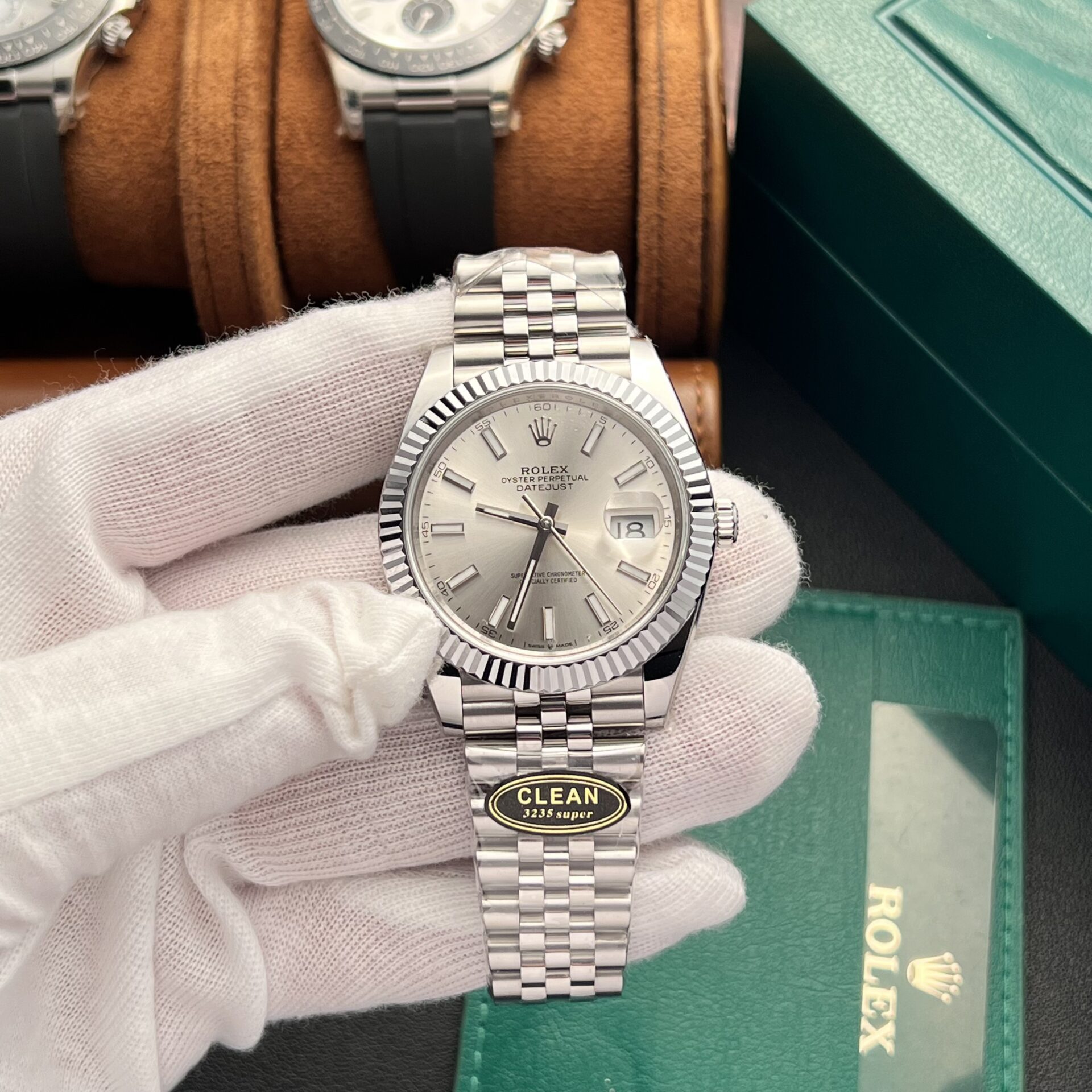 Dong-Ho-Rolex-Datejust-126334-Replica-11-Nha-May-Clean-2.jpg Rolex Datejust 126334 Replica Watch Siver Dial Clean Factory 41mm - Image 1
