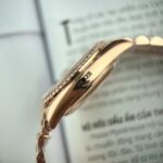 Rolex Clone Watch Day-Date Pink Dial President Strap EW Factory 31mm - Image 6