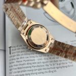 Rolex Clone Watch Day-Date Pink Dial President Strap EW Factory 31mm - Image 7