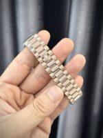 Rolex Best Replica Watch Day-Date 128235 Gold Wrapped And Moissanite Diamond Custom 36mm - Image 8