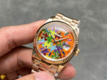 Rolex Day-Date 128235 Puzzle Emoji Jigsaw Motif Dial Best Replica Watches 36mm - Image 4