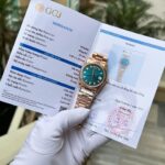 Rolex Day-Date 128235 Replica Watch Dial Diamonds Moissanite Weight 158gram QF 36mm