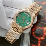 Rolex Day-Date 128235 Dial Aventurine Replica Watch Custom Gold Wrapped 36mm - Image 4