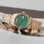 Rolex Day-Date 128235 Dial Aventurine Replica Watch Custom Gold Wrapped 36mm - Image 5