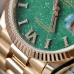 Rolex Day-Date 128235 Dial Aventurine Replica Watch Custom Gold Wrapped 36mm - Image 8