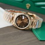 Rolex Day-Date 128235 Replica Watch Dial Chocolate Weight 158gram QF Factory 36mm - Image 4