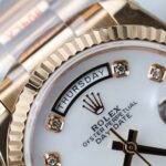 Rolex Day-Date 128235 Imitation Watches MOP Dial Weight 156 Grams QF Factory 36mm - Image 6