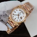 Rolex Day-Date 128235 Imitation Watches MOP Dial Weight 156 Grams QF Factory 36mm - Image 3