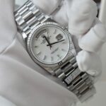 Rolex Day-Date 128236 MOP Dial Copies Watches Weight 158gram QF Factory 36mm - Image 2