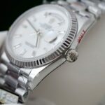 Rolex Day-Date 128236 MOP Dial Copies Watches Weight 158gram QF Factory 36mm - Image 7