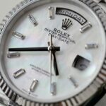 Rolex Day-Date 128236 MOP Dial Copies Watches Weight 158gram QF Factory 36mm - Image 4