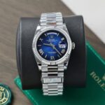 Rolex Day-Date 128236 Best Replica Watch Dial Blue Weight 158gram QF Factory 36mm