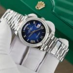 Rolex Day-Date 128236 Best Replica Watch Dial Blue Weight 158gram QF Factory 36mm - Image 2