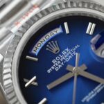 Rolex Day-Date 128236 Best Replica Watch Dial Blue Weight 158gram QF Factory 36mm - Image 5