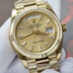 Rolex Day-Date 128238 Replica Watch Yellow Dial Weight 158gram QF Factory 36mm - Image 4