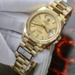 Rolex Day-Date 128238 Replica Watch Yellow Dial Weight 158gram QF Factory 36mm - Image 3