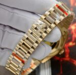 Rolex Day-Date 128238 Best Replica Watch Dial Green Ombre Weight 158 Grams QF Factory 36mm - Image 9