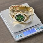 Rolex Day-Date 128238 Best Replica Watch Dial Green Ombre Weight 158 Grams QF Factory 36mm - Image 2