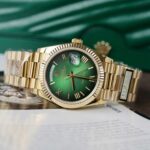Rolex Day-Date 128238 Replica Watch Green Ombre Dial Weight 158gram QF 36mm - Image 3