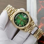 Rolex Day-Date 128238 Replica Watch Green Ombre Dial Weight 158gram QF 36mm - Image 4