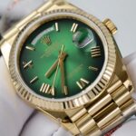 Rolex Day-Date 128238 Replica Watch Green Ombre Dial Weight 158gram QF 36mm - Image 6