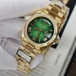 Rolex Day-Date 128238 Replica Watch Green Ombre Dial Weight 158gram QF 36mm - Image 5