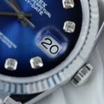 Rolex Day-Date 128239 Replica Watches Blue Ombre Dial Weight ~157 Grams QF Factory 36mm - Image 7