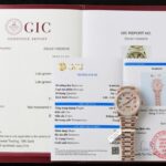 Rolex Day-Date 128395TBR Refined 18K Gold Wrapped & Moissanite Diamonds Best Replicas 36mm