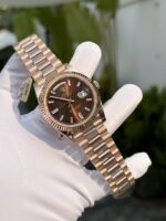 Rolex Replica Watch Day-Date 228235 Gold Wrapped Chocolate Dial GM Factory 40mm - Image 2