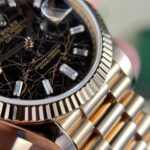 Rolex Best Replica Watch Day-Date 228235 Eisenkiesel Dial 18K Gold Wrapped GMF 40mm - Image 9