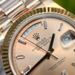 Rolex Day-Date 228235 Pink Dial Stone With Number GM Factory 40mm - Image 4