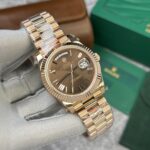 Rolex Day-Date 228235 Rose Gold Chocolate Dial Replica Watch V2 GM Factory 40mm - Image 2