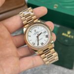 Rolex Replica Watch Day-Date 228235 Rose Gold White Dial V2 GM Factory 40mm - Image 3
