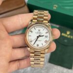 Rolex Replica Watch Day-Date 228235 Rose Gold White Dial V2 GM Factory 40mm