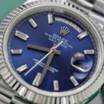 Rolex Replica Watch Day-Date 228236 Dial Blue Weight 178gram GM Factory 40mm - Image 6