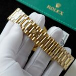 Rolex Day-Date 228238 Replica Watch 18K Gold Wrapped Moissanite Bezel GM 40mm - Image 7