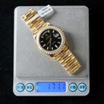 Rolex Day-Date 228238 Replica Watch 18K Gold Wrapped Moissanite Bezel GM 40mm - Image 2