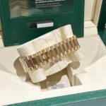 Rolex Day-Date Replica Watch Gold Wrapped Moissanite Baguette Diamond 40mm - Image 7