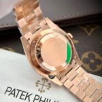 Rolex Replica Watch Day-Date Gold Wrapped Moissanite Diamonds Eisenkiesel Dial GS Factory 40mm - Image 8