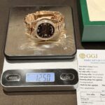 Rolex Rep 11 Watch Day-Date Rose Gold Wrapped Lava Dial 40mm - Image 2