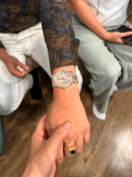 Rolex Day-Date Replica Watch Gold Wrapped End Moissanite Diamonds Baguette Custom 40mm - Image 7