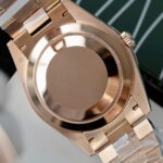 Rolex Day-Date Custom Rose Gold Wrapped + Dial Moissanite Diamonds 40mm - Image 10