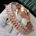Rolex Day-Date Custom Rose Gold Wrapped + Dial Moissanite Diamonds 40mm - Image 11