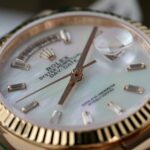 Rolex Day-Date Dial Mother Of Pearl Best Replica Watch Custom Gold Wrapped 36mm - Image 6
